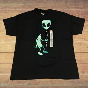 Threadless Alien Balloon Shirt Ripndip Halloween Spooky Scary Cute Scene Emo